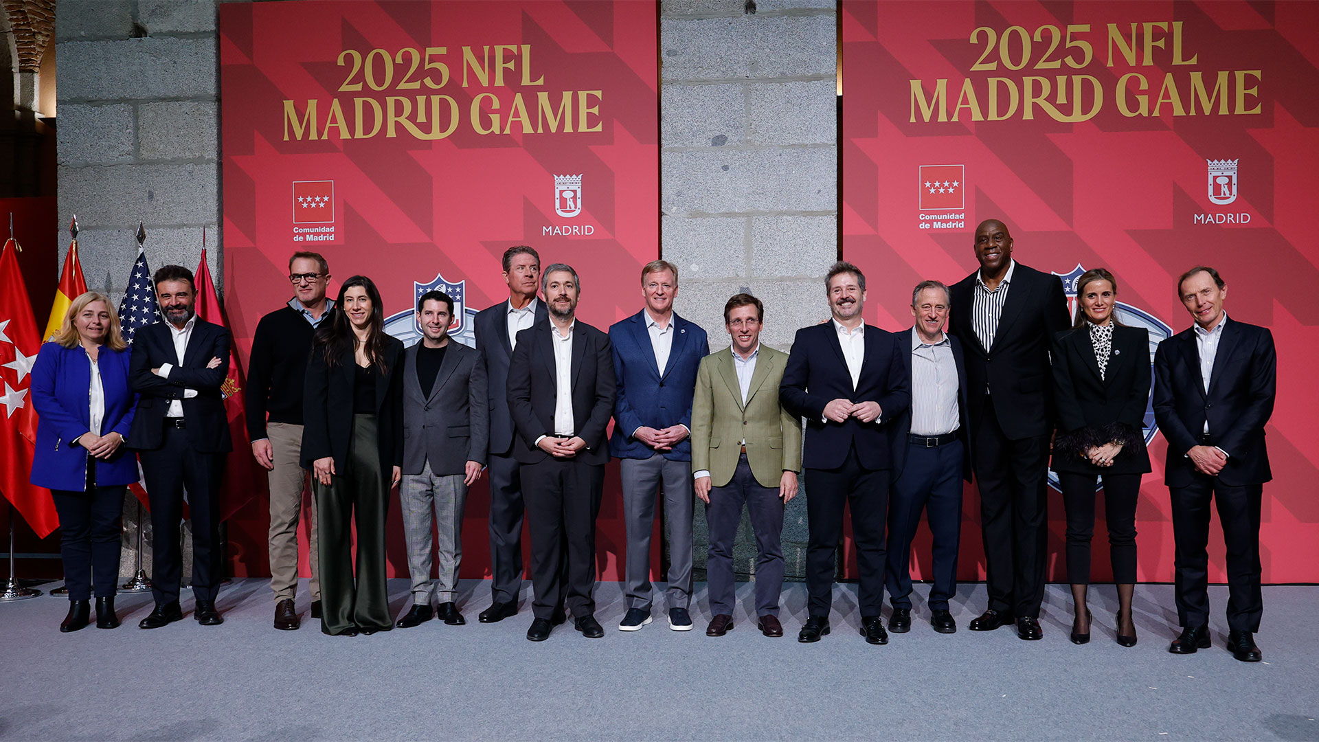 NFL welcome ceremony in the Community of Madrid