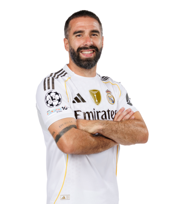 Dani Carvajal trong màu áo Real Madrid