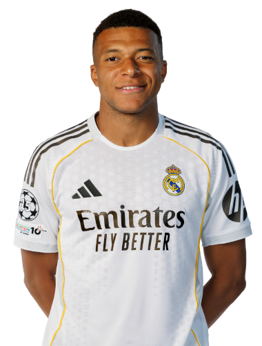 ムバッペとベリンガムがFIFPROワールド11男子チームのトロフィーとポーズ