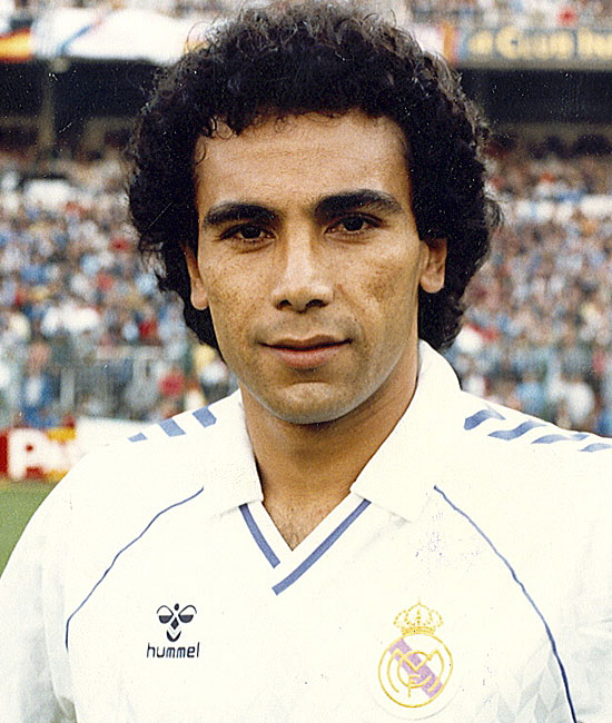 FOOTBALL HUGO SANCHEZ REAL MADRID MEXICO RARE ROOKIE CARD 80s
