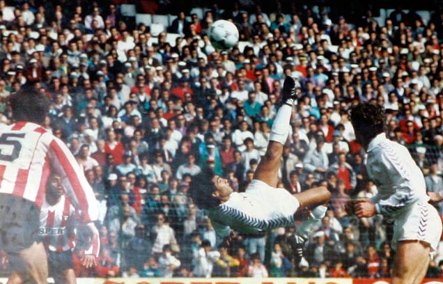 Photo Ancienne - Hugo Sanchez - Real Madrid - Années 1990